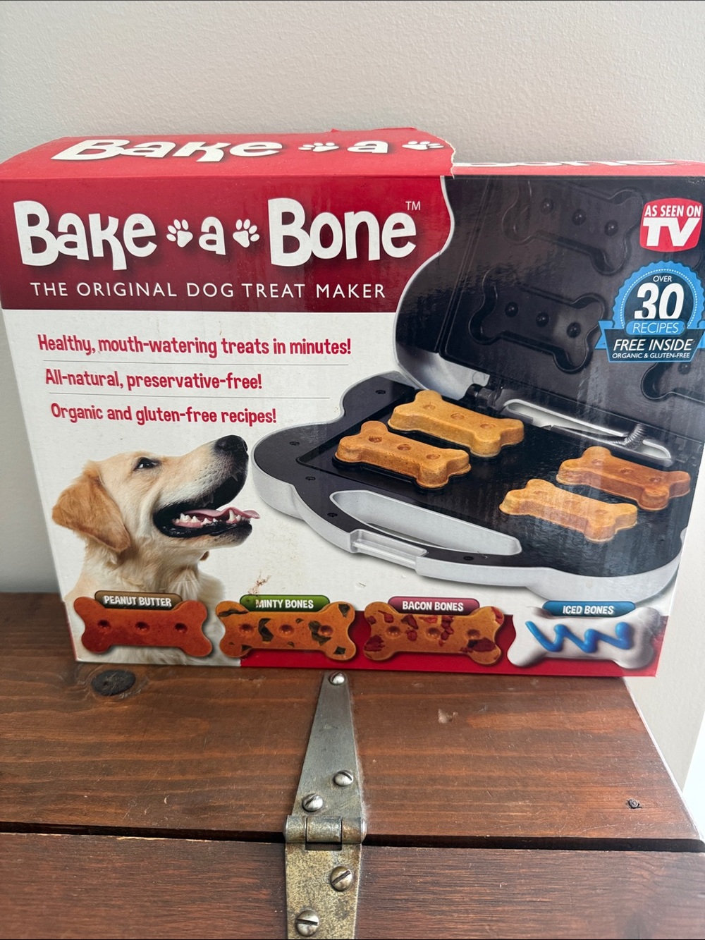 Red Dog Treat Maker - Bone-Shaped Homemade Treats